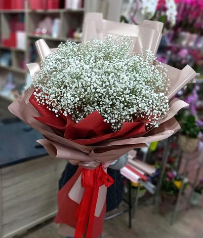 Букет цветов из: Гипсофила в Оболенске
