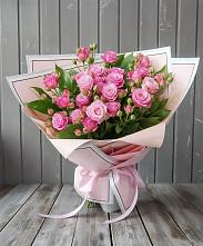 Букет Розовый кустик в Оболенске