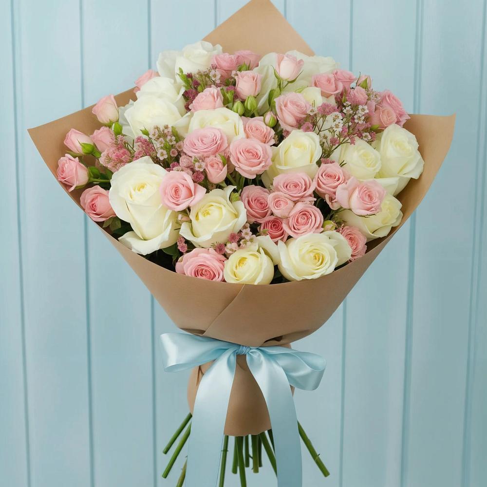 Букет цветов из: Розы в Оболенске