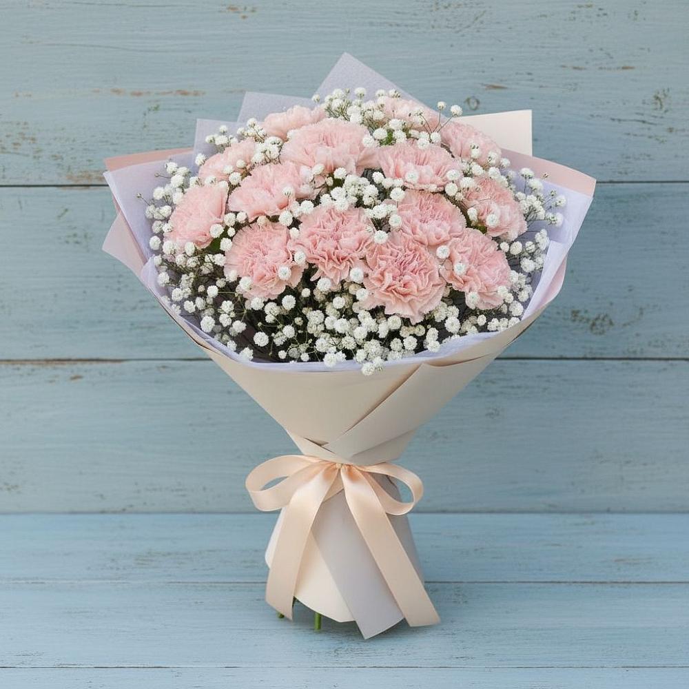 Букет цветов из: Гвоздики в Оболенске