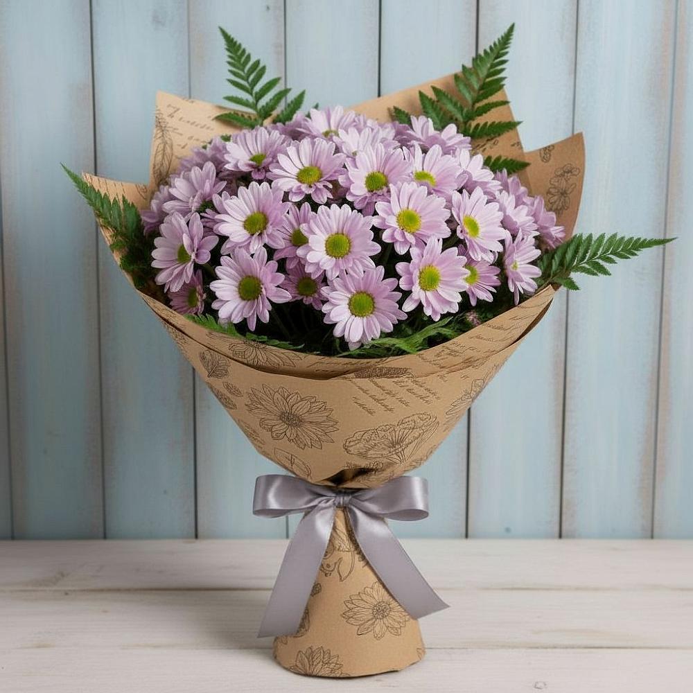 Букет цветов из: Хризантемы в Оболенске