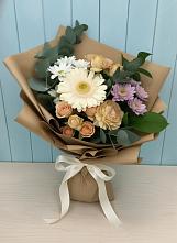Букет цветов из:  Герберы и Хризантемы #REPLACE_PRED# Оболенске