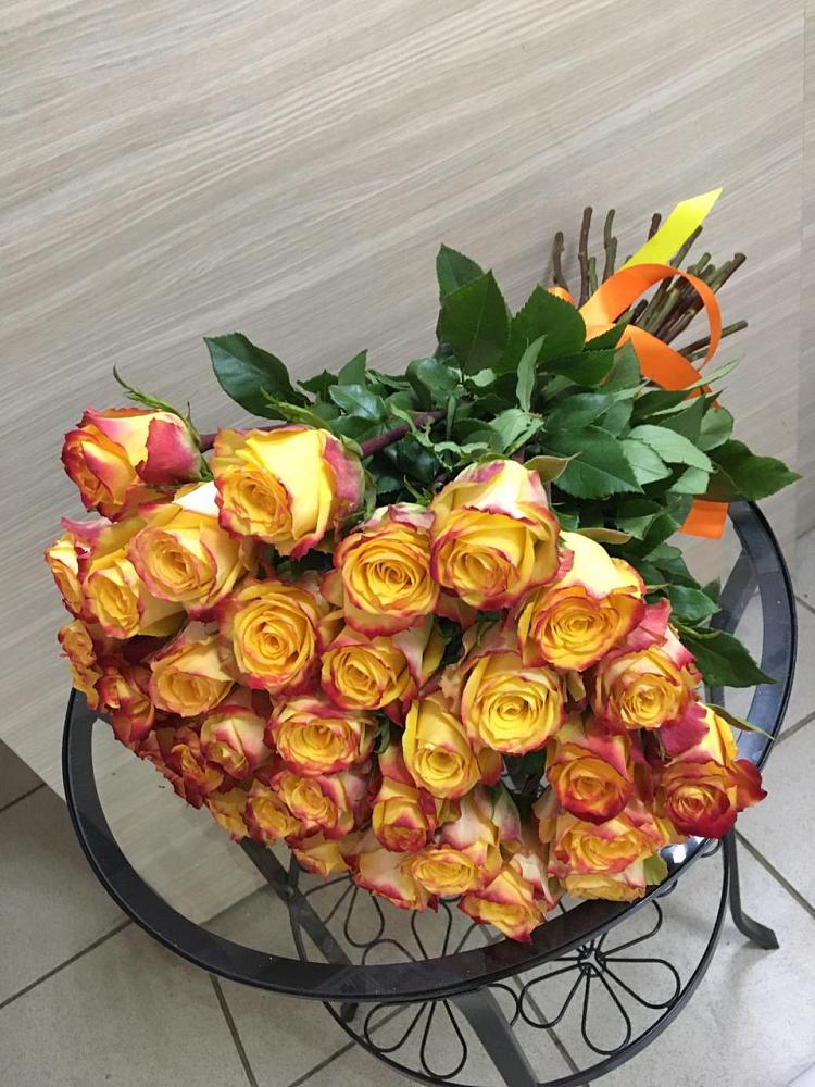 Букет Желтые розы в Оболенске